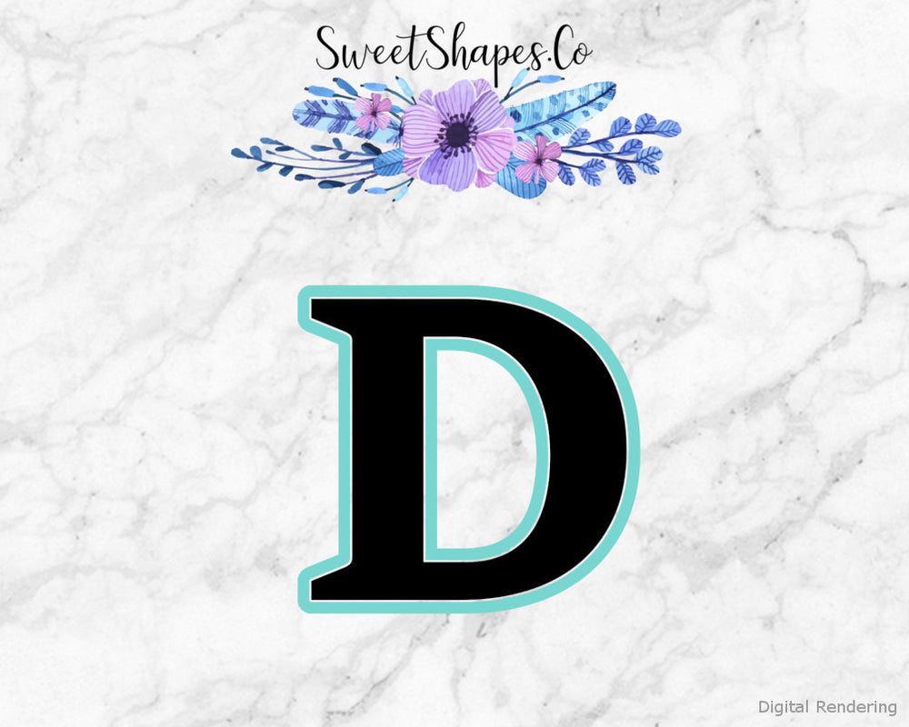 Alphabet Letter D Cookie Cutter