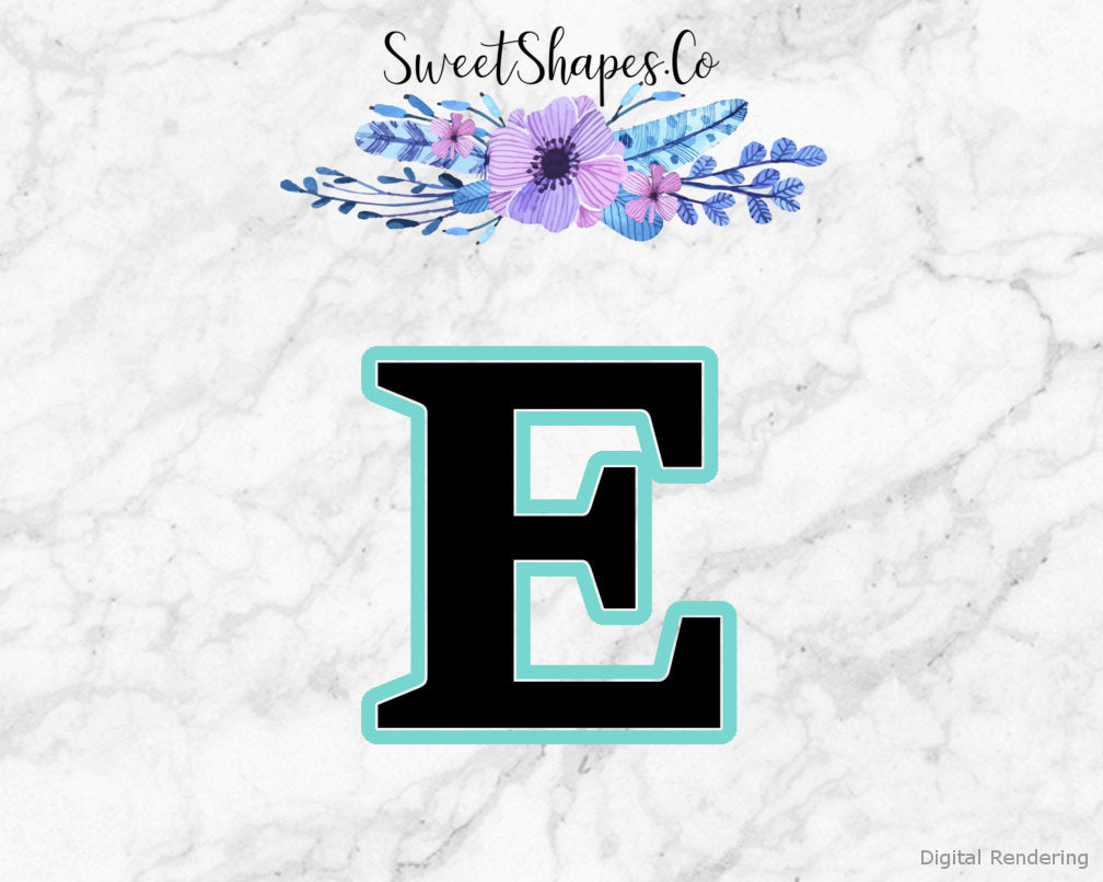Alphabet Letter E Cookie Cutter