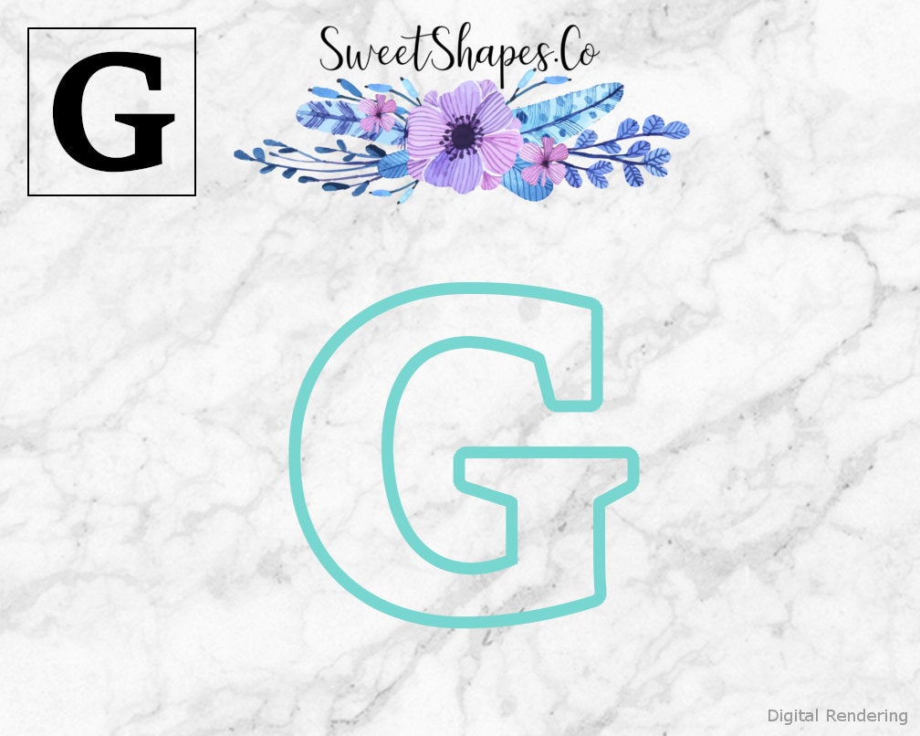 Alphabet Letter G Cookie Cutter