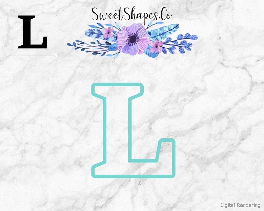 Alphabet Letter L Cookie Cutter