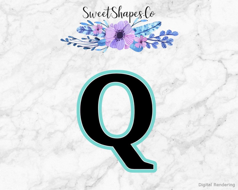Alphabet Letter Q Cookie Cutter