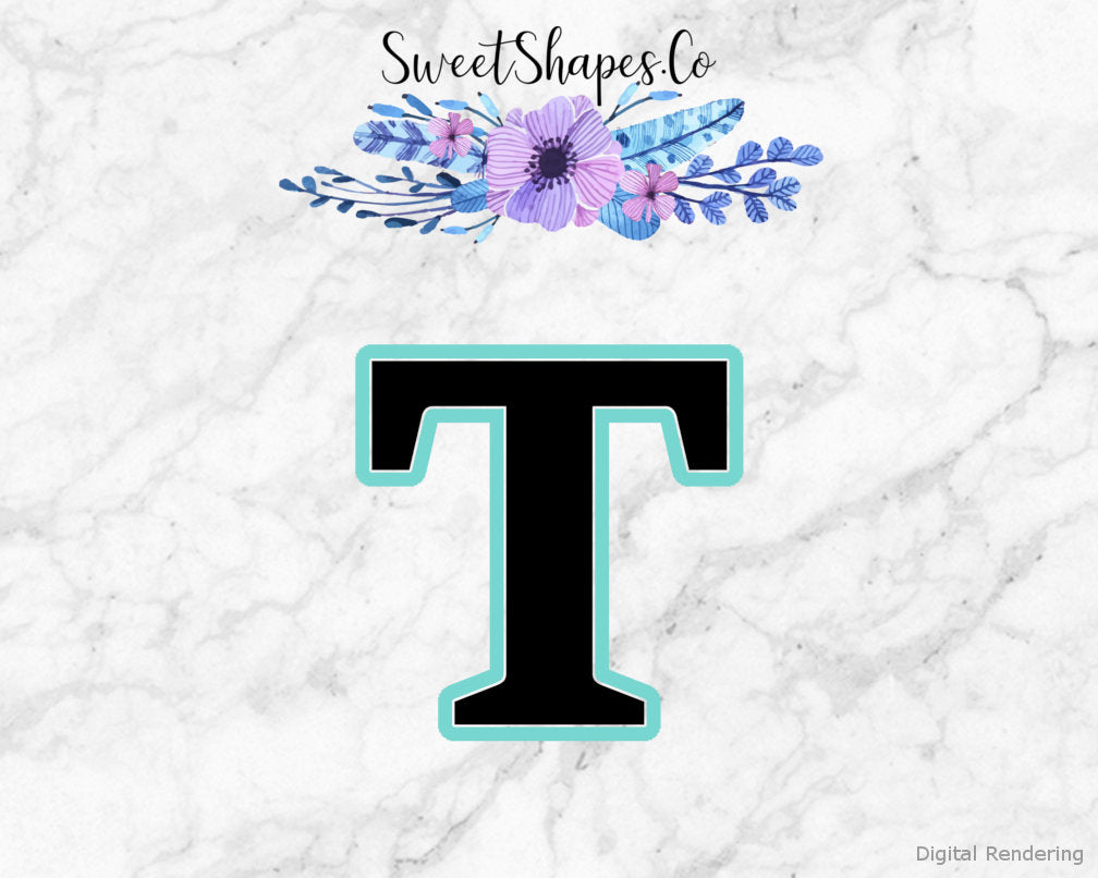 Alphabet Letter T Cookie Cutter
