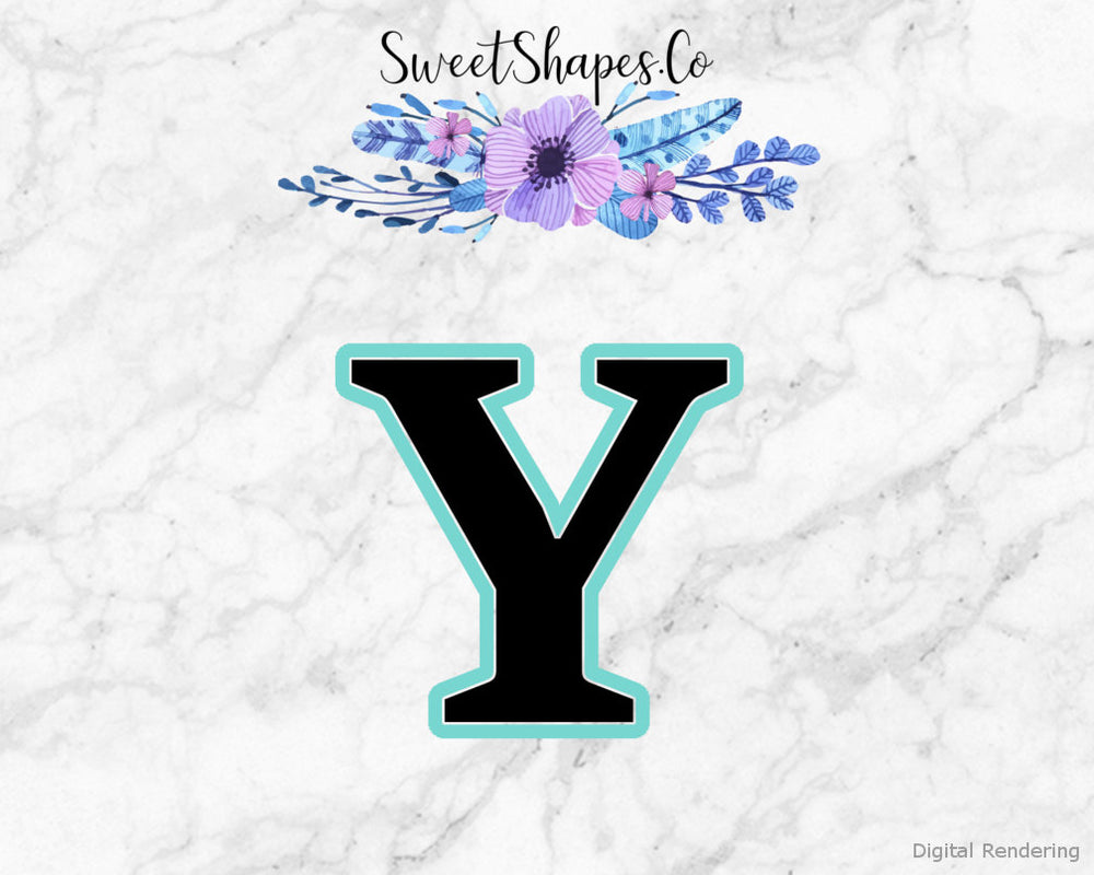 Alphabet Letter Y Cookie Cutter