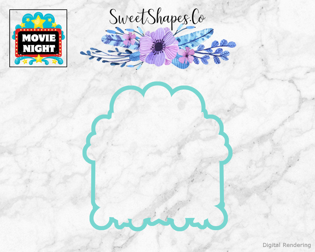 Marquee Sign Cookie Cutter