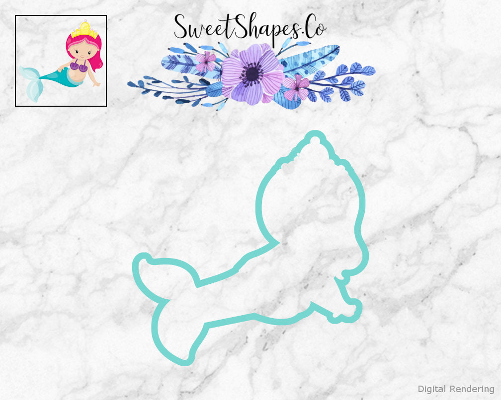 Mermaid 1 Cookie Cutter