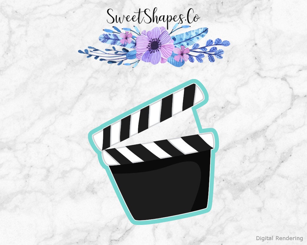 Movie Clapper Cookie Cutter