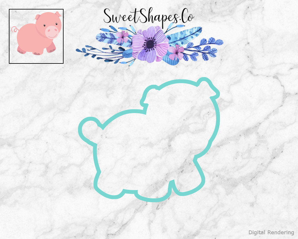 Pig 4 Cookie Cutter
