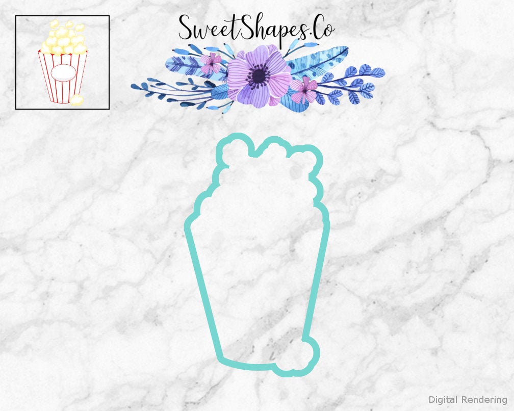 Popcorn 2 Cookie Cutter