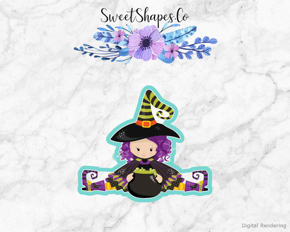 Funky Halloween Witch 2 Cookie Cutter