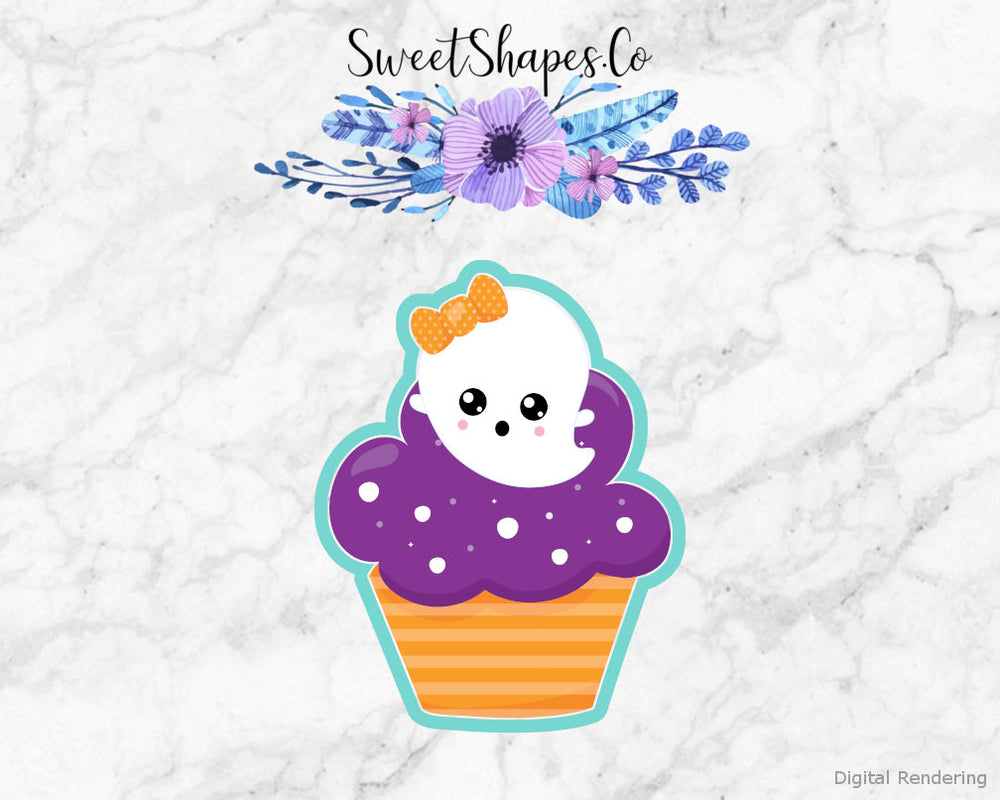 Halloween Ghost Cupcake Cookie Cutter