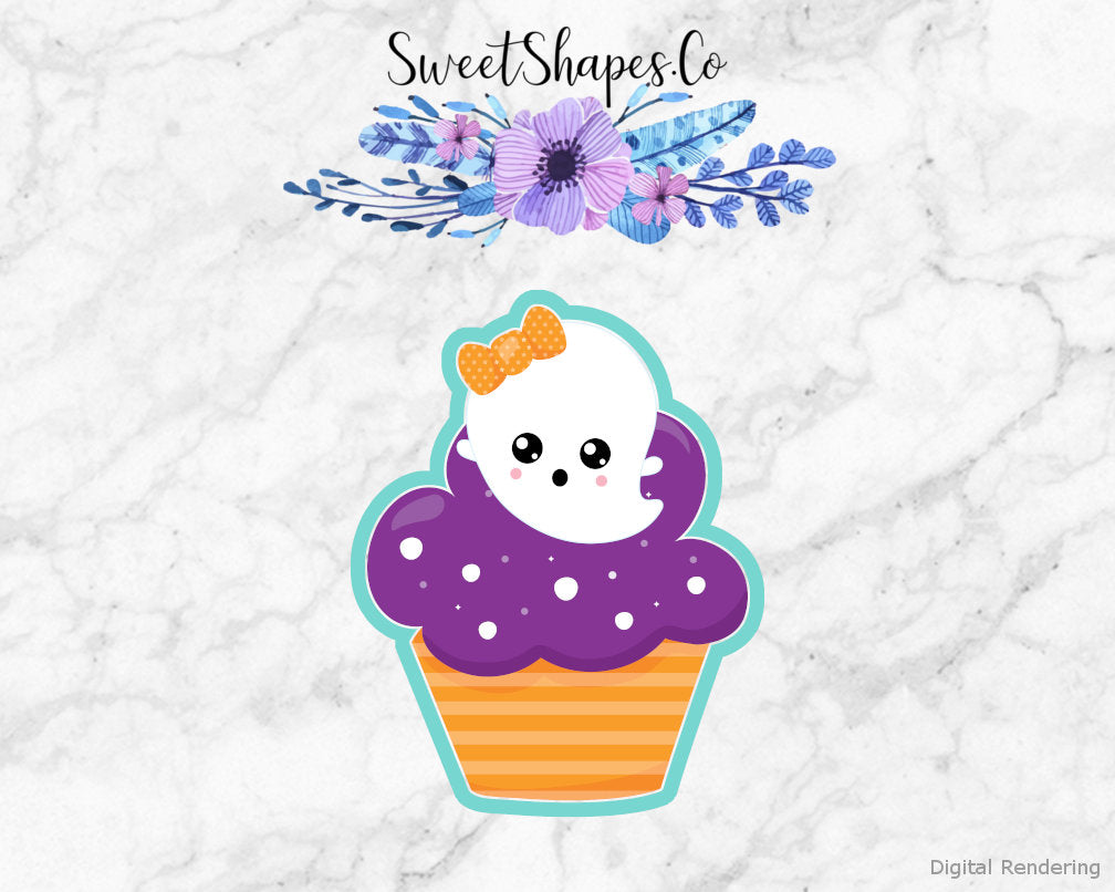 Halloween Ghost Cupcake Cookie Cutter