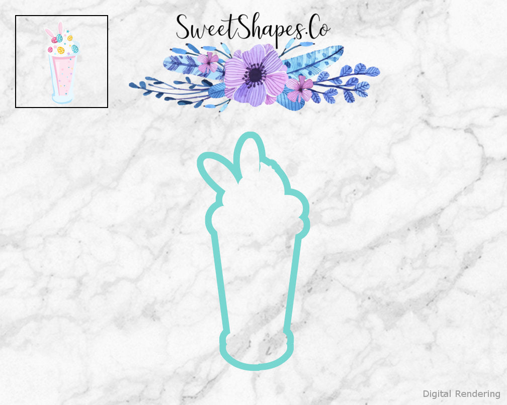 Bunny Milkshake Cookie Cutter