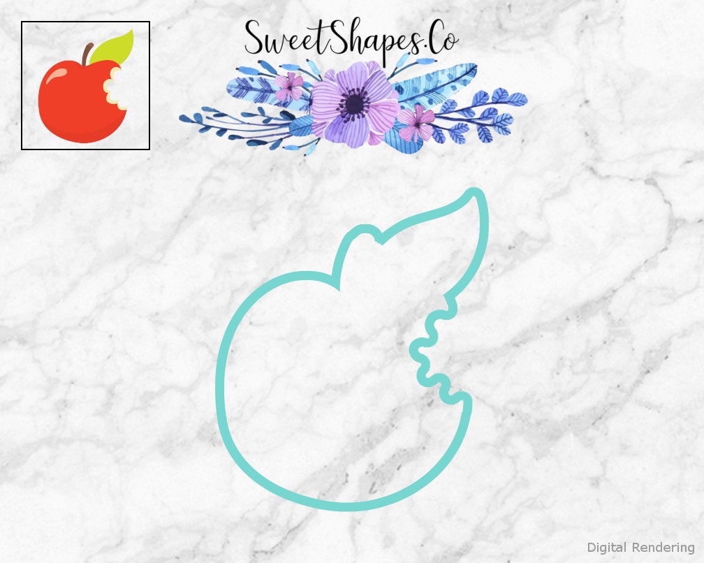 Apple with one Bite Cookie Cutter