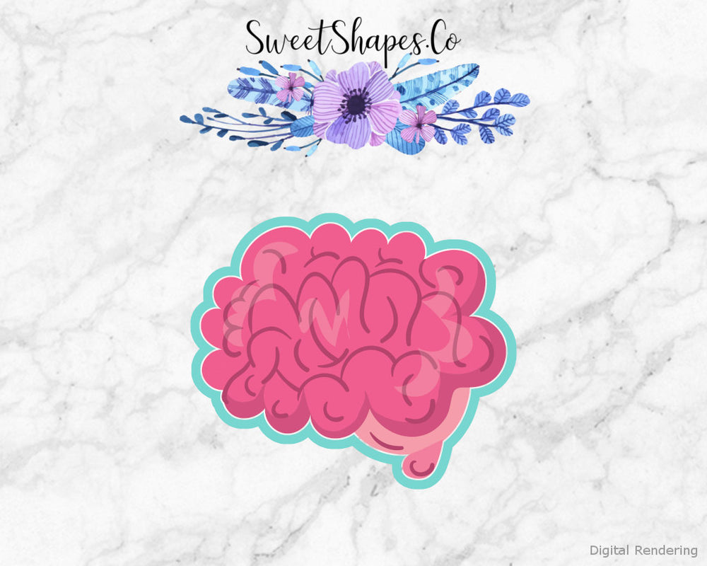Creepy Brain Cookie Cutter