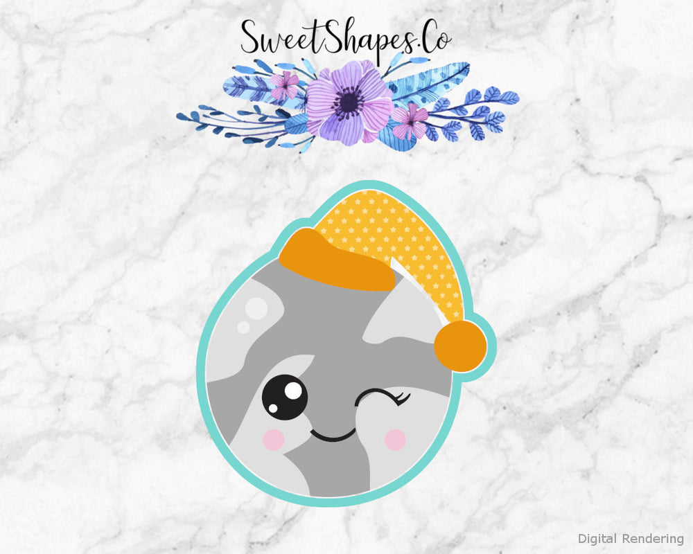 Sleepy Full Moon Cookie Cutter