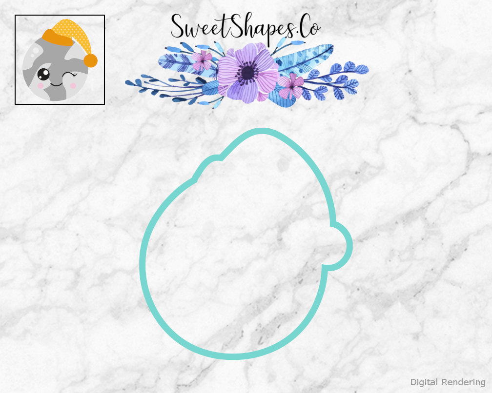 Sleepy Full Moon Cookie Cutter