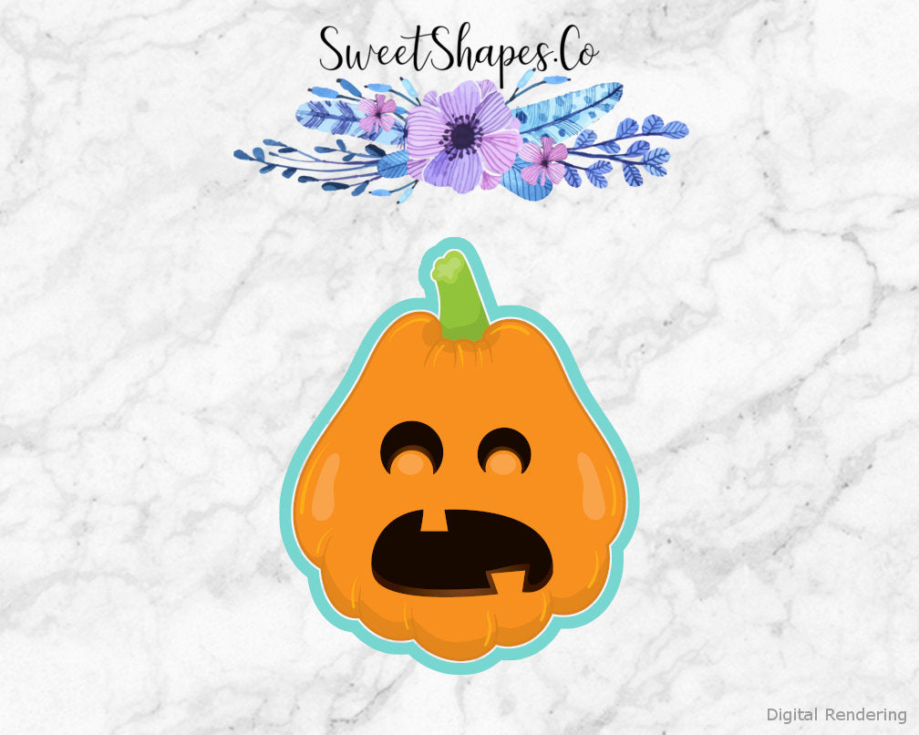 Lumpy Halloween Pumpkin Jack O Lantern Cookie Cutter
