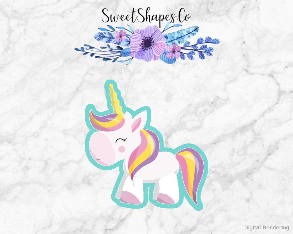 Happy Unicorn Cookie Cutter