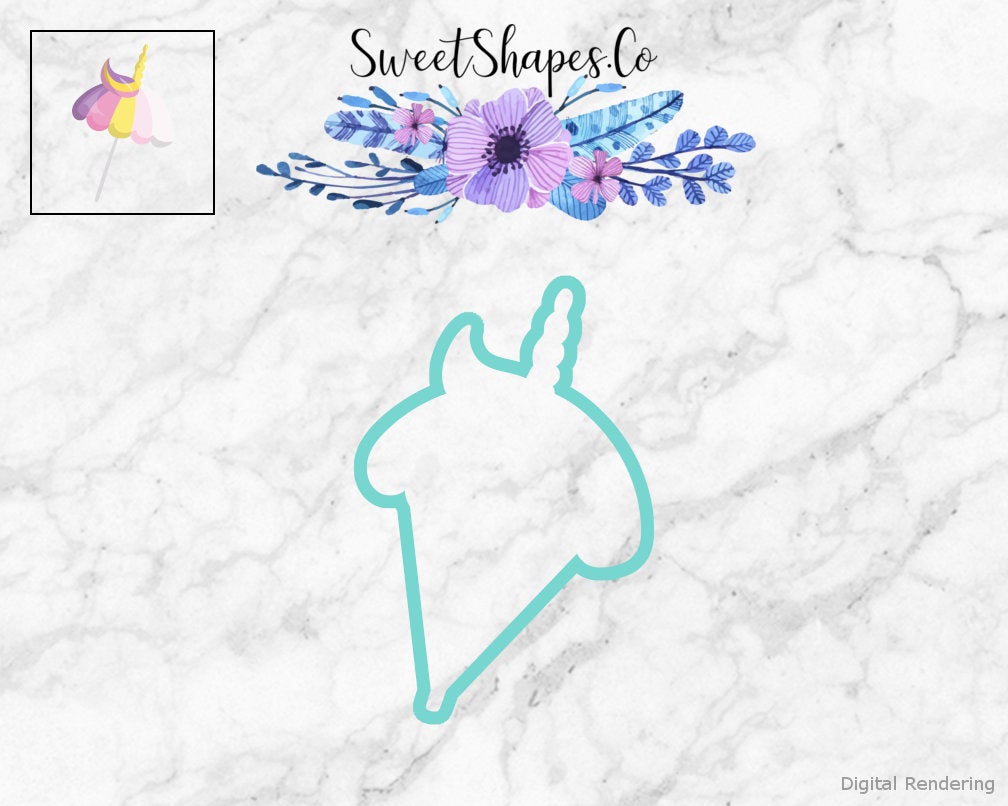 Unicorn Umbrella Cookie Cutter