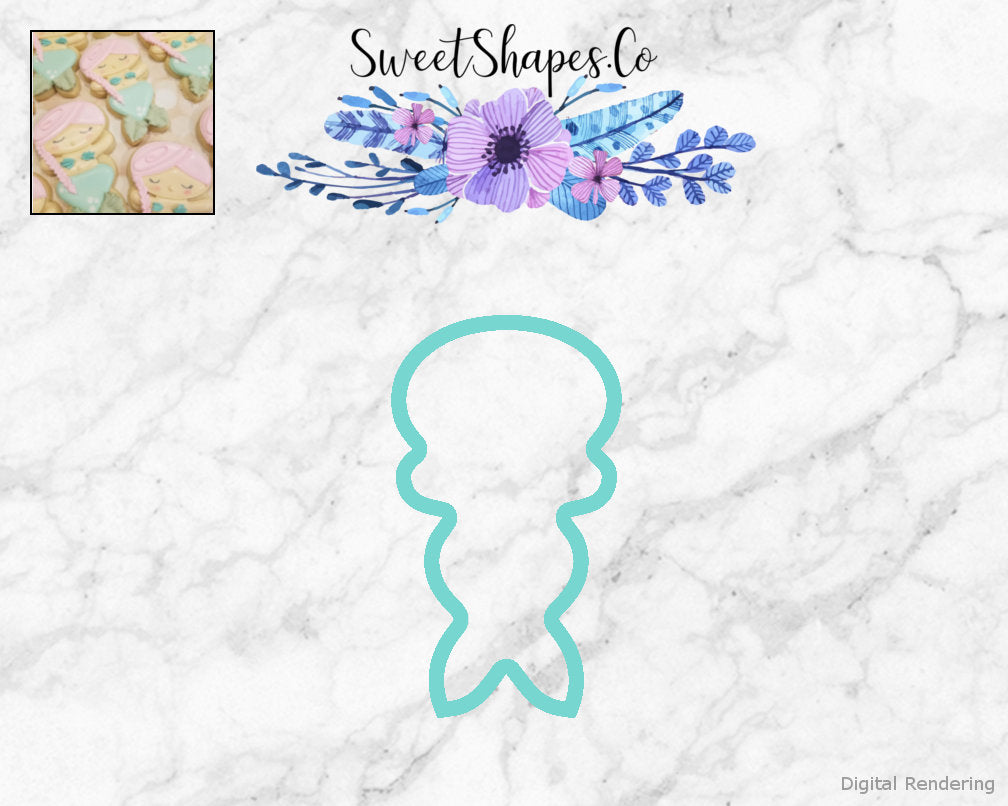 Sweethart Mermaid Cookie Cutter