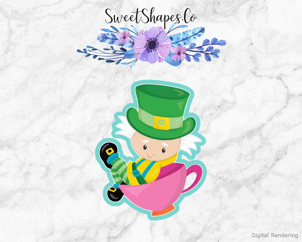 Mad Hatter In Cup Cookie Cutter