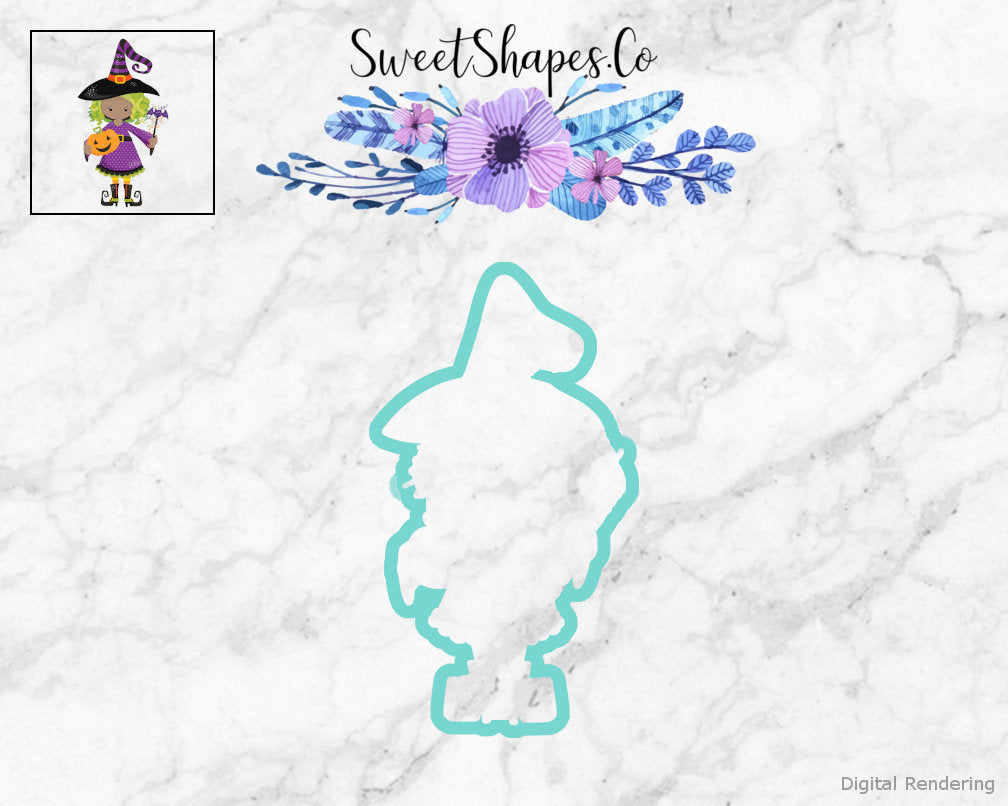Funky Halloween Witch Cookie Cutter