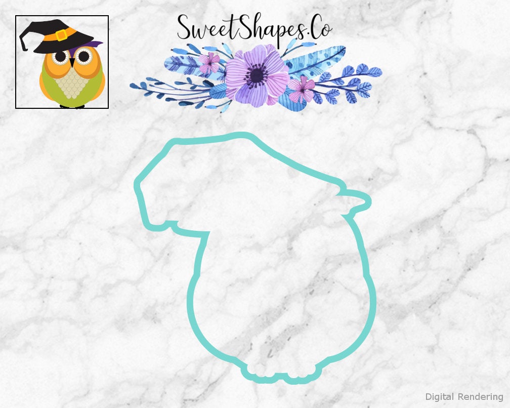 Halloween Owl with Witches Hat Cookie Cutter
