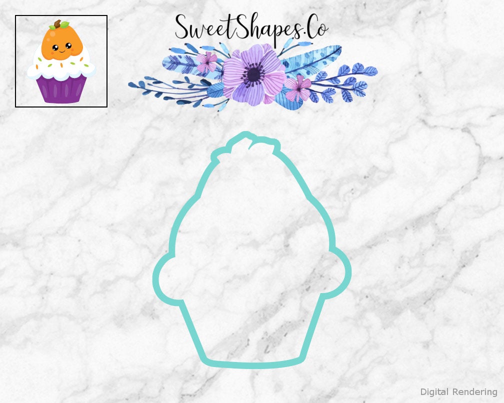Halloween Pumpkin Cupcake Cookie Cutter