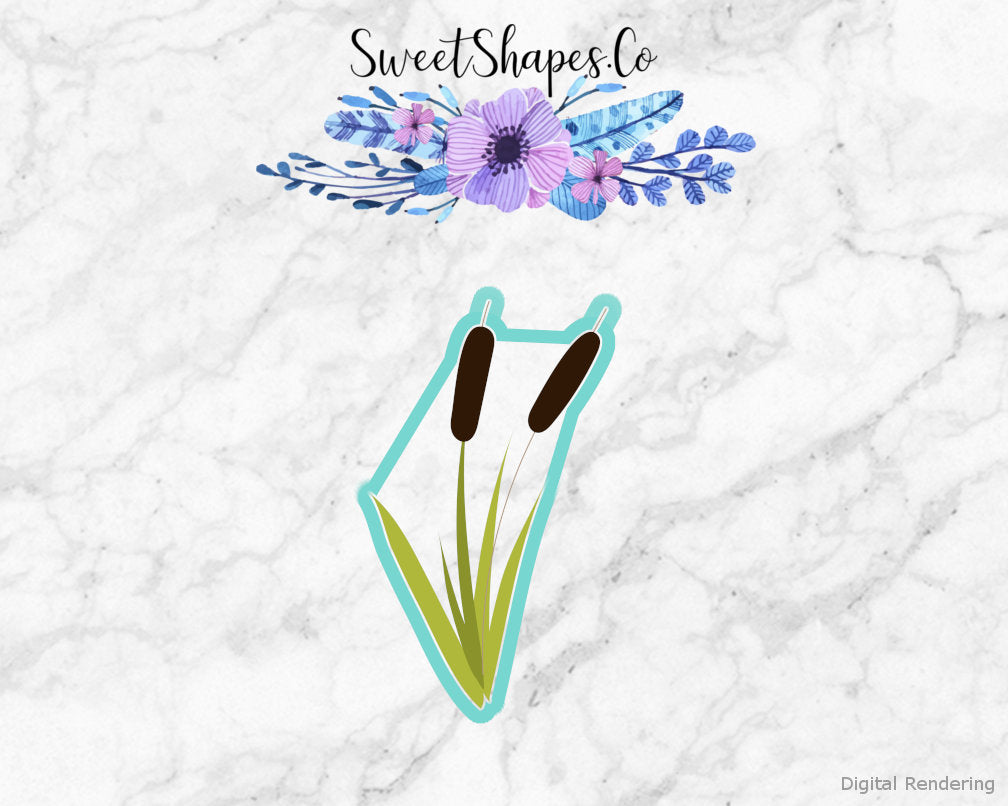 Cattails Cookie Cutter