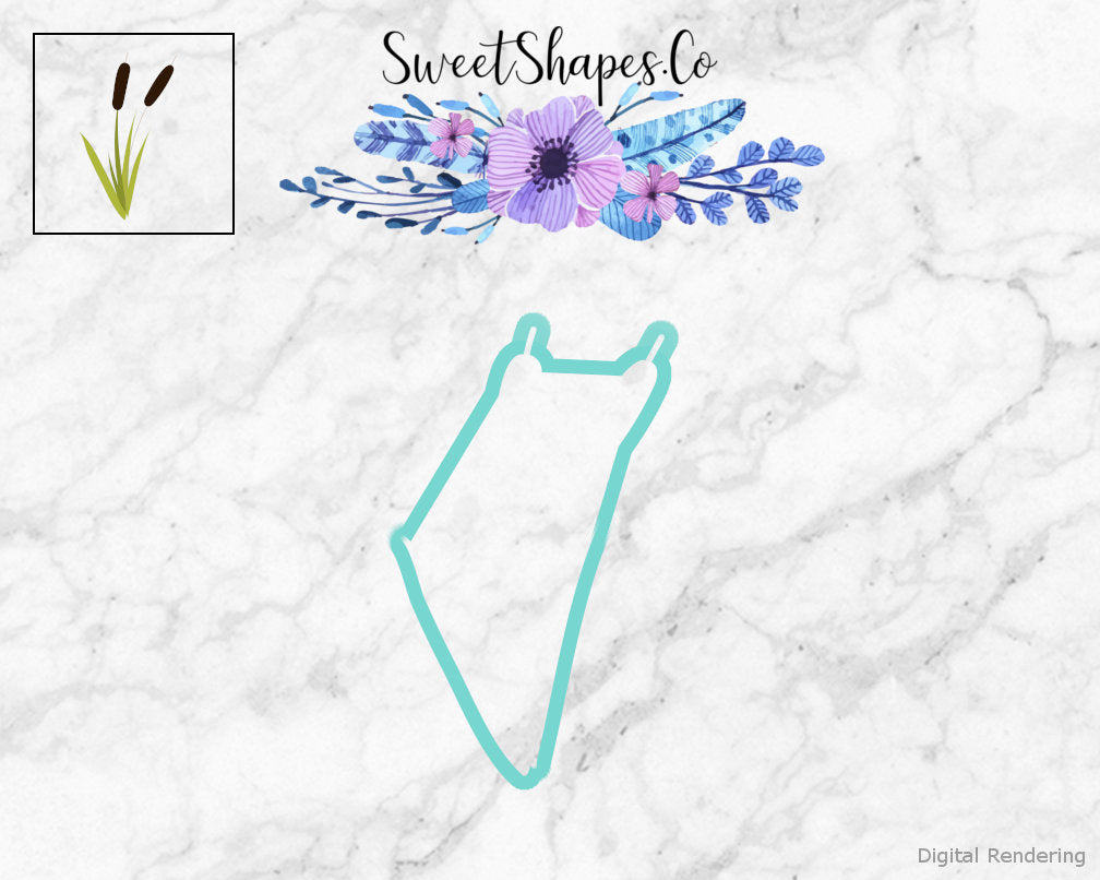 Cattails Cookie Cutter
