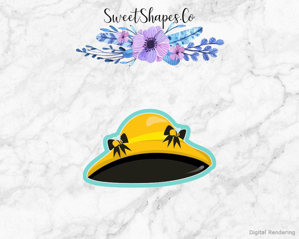 Fancy Beekeepers Hat Cookie Cutter