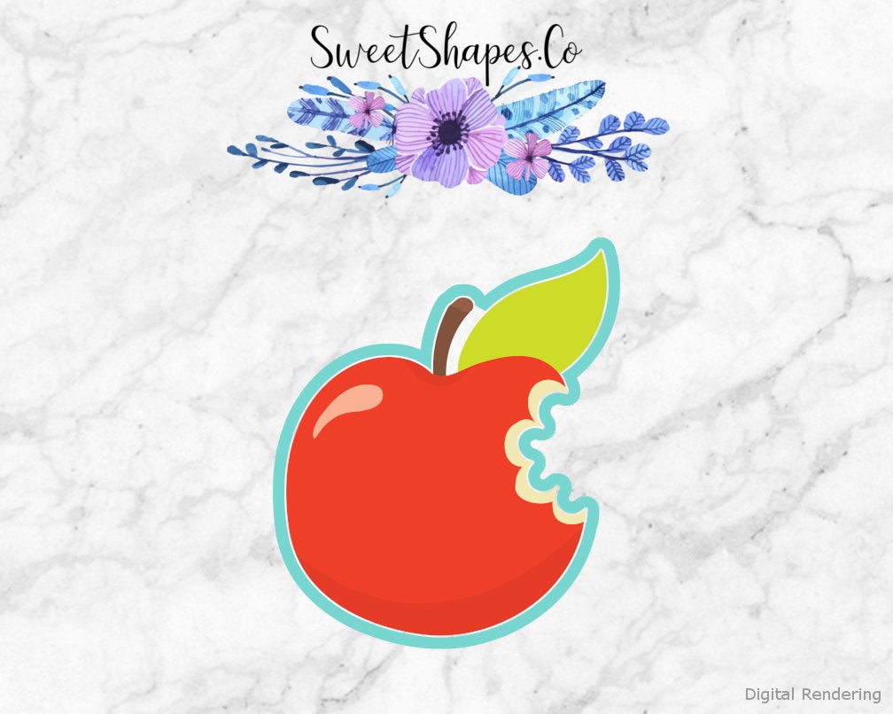 Apple with one Bite Cookie Cutter
