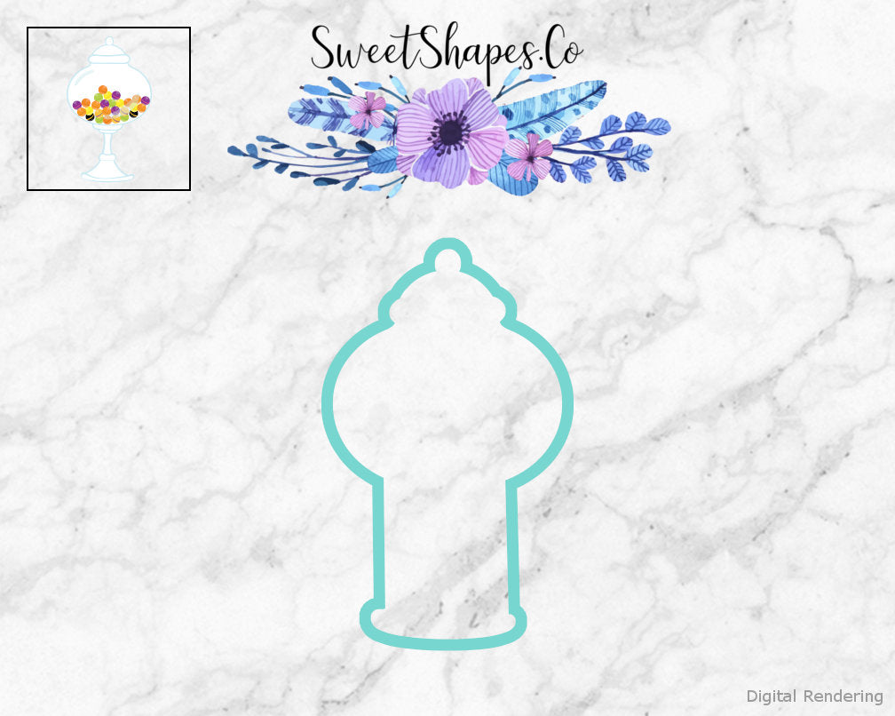 Candy Jar 3 Cookie Cutter