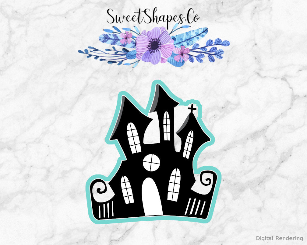 Spooky Halloween Town Cookie Cutter
