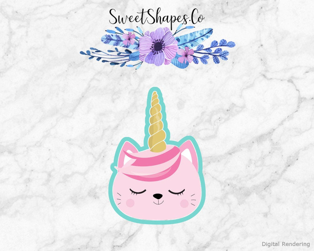Unicorn Kitty 2 Cookie Cutter