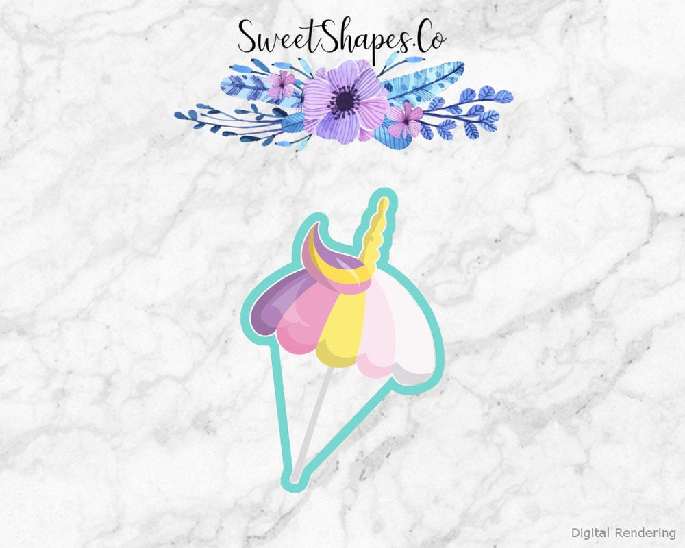 Unicorn Umbrella Cookie Cutter